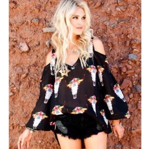 Mumu Bull Blouse- reserved for Cynthia 🌟🌟🌟